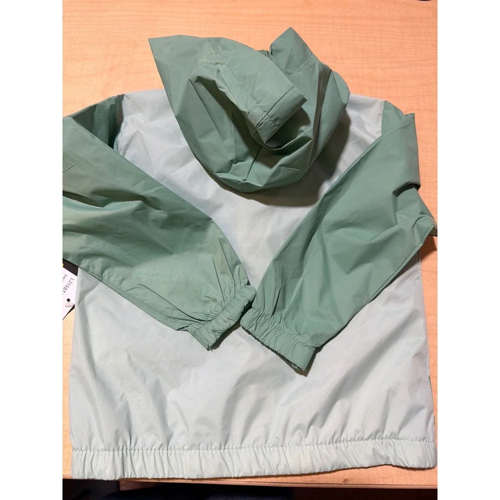 Lee‎ Toddler Sage Green Colorblock Hooded Windbreaker Jacket L315ST41 24M NWT
